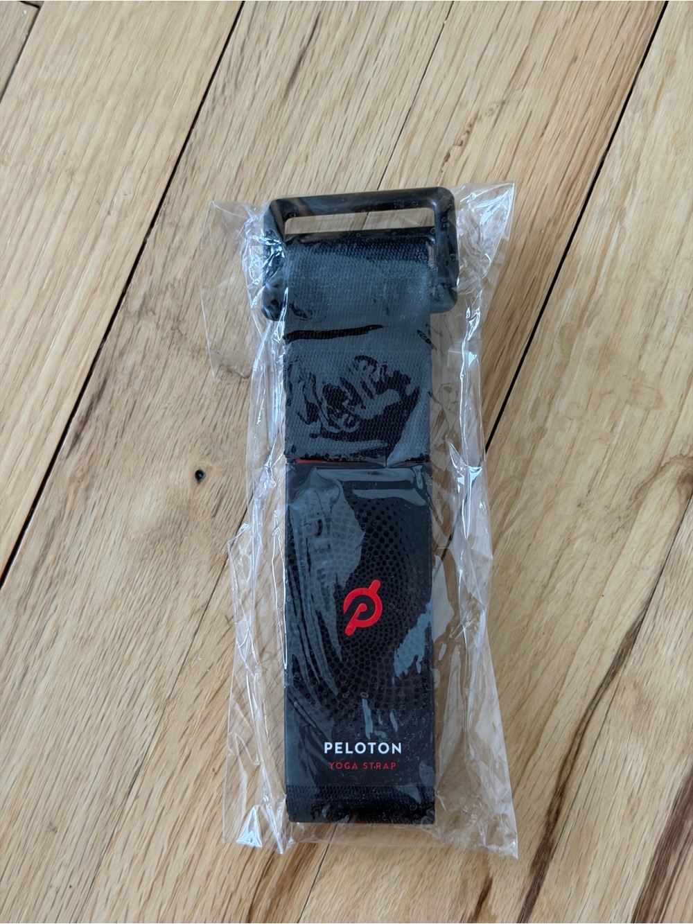 Peloton Black Yoga Strap with Red Logo Accent New in package.